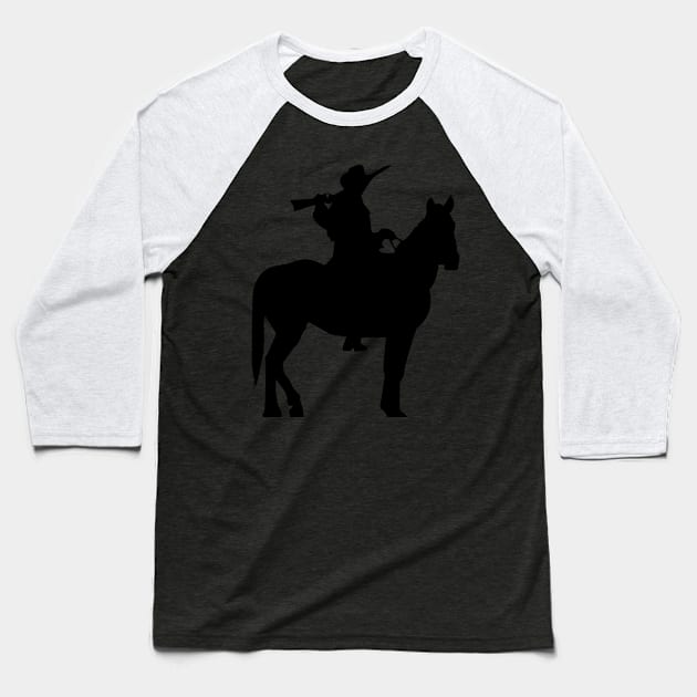 Shadow of a Cowboy Baseball T-Shirt by benayache